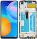 Οθόνη με Μηχανισμό Αφής και Πλαίσιο για Huawei P Smart (2021) (Μαύρο)