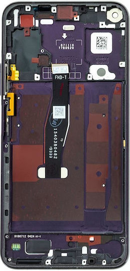 Οθόνη Huawei με Μηχανισμό Αφής και Πλαίσιο για HUAWEI Honor 20 Pro (Μαύρο)