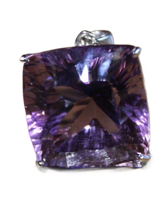 925 Silver Pendant Natural 51ct Amethyst Stunning 925 Silver Pendant Natural 51ct Amethyst Stunning