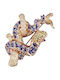 Songea 925 Silver Snake Brooch Pendant Natural Tanzanites Sapphires