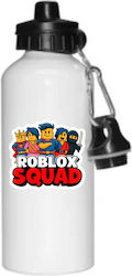 Бутилка Roblox 500мл Бяла