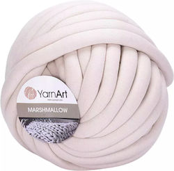 YarnArt Marshmallow Klobig Weiß 919