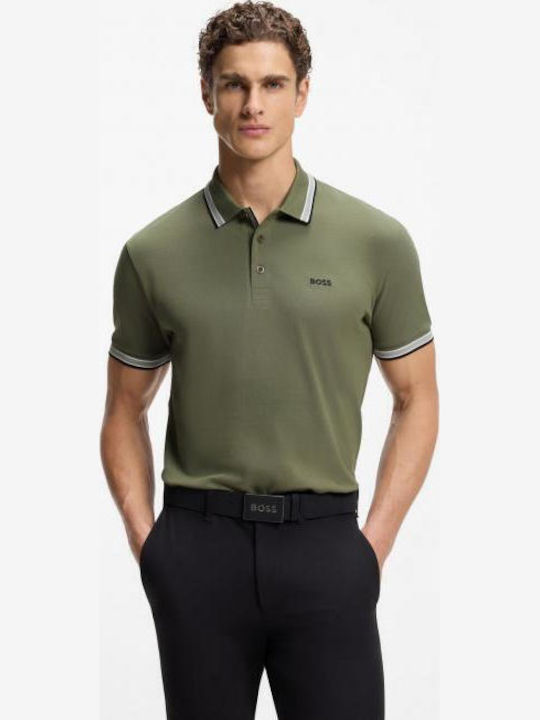 Boss Paddy Polo Μπλούζα Κοντομάνικη Χακί