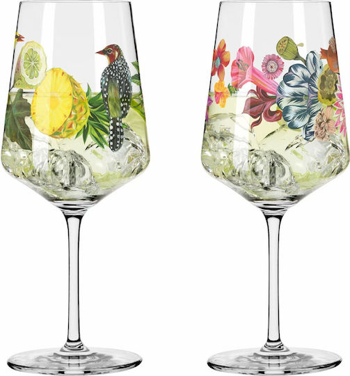 Ritzenhoff Sommertau #5 & #6 Set Pahare De Apă / Cocktail Cristaline 544ml 2 Bucăți