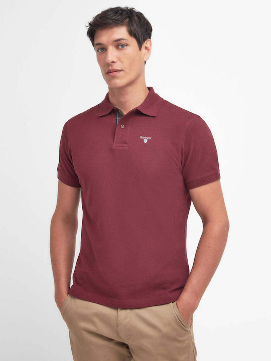 Barbour Поло Мъжка Блуза Бордо