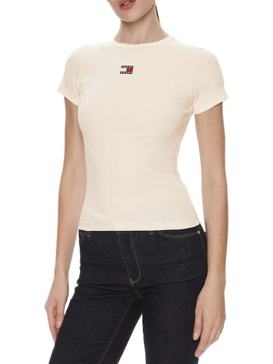 Tommy Hilfiger T-Shirt Gelbe Blusen für Damen Tommy Hilfiger T-Shirt Gelbe Blusen für Damen