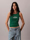 Women's Cotton Sleeveless Top Green