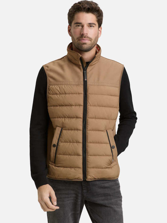 Αμάνικο Μπουφάν Puffer Καφέ