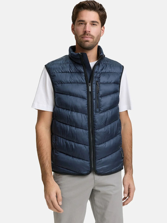 Tom Tailor Sleeveless Jacket Blue