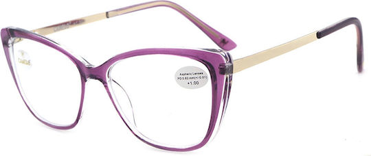 Cammello Women Reading Glasses +0.50 In Purple Colour 23001-Purple-050_32790