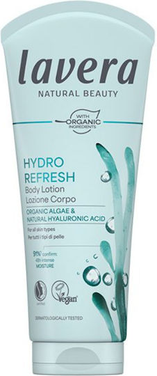 Lavera Hydro Refresh Feuchtigkeitsspendende Körpercreme mit Hyaluronsäure 200ml