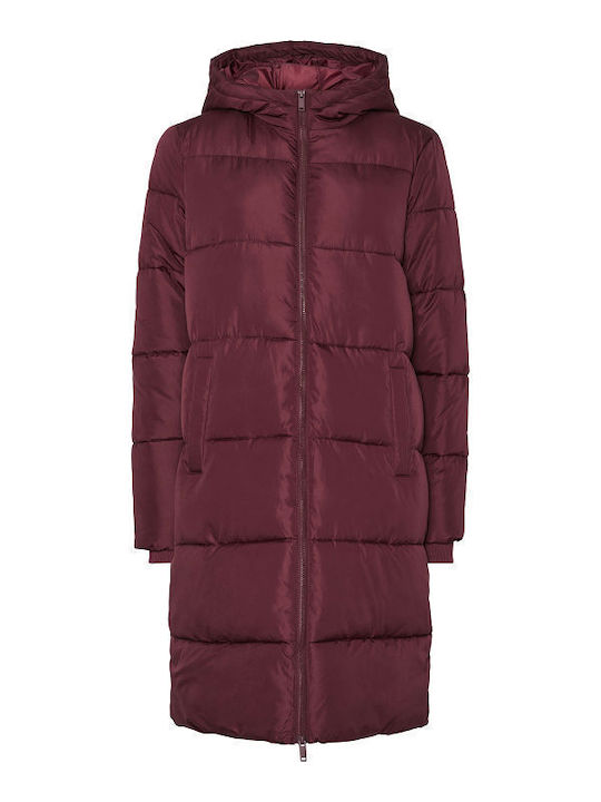Pieces Langes Damen Puffer Jacken für Winter Bu...
