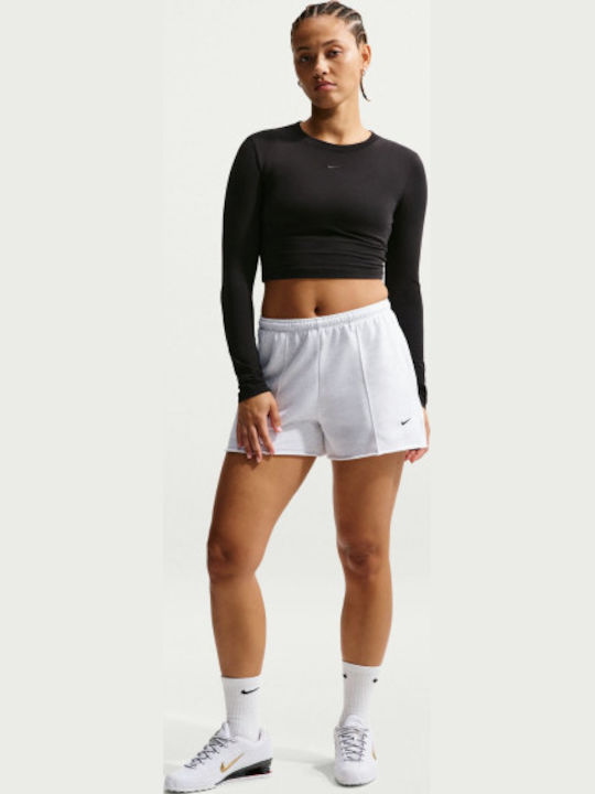Nike Chill Terry Дамски Хавлиени Спортни Плувни Шорти Бели
