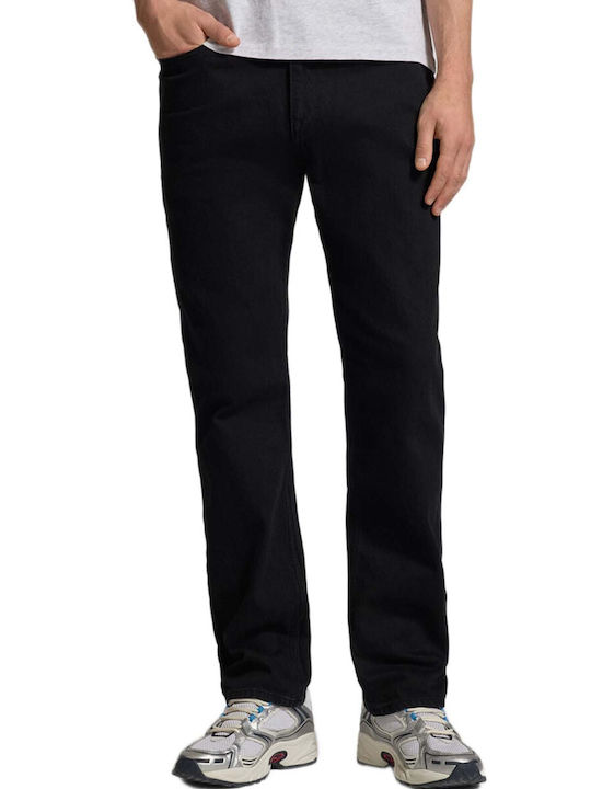 Tommy Hilfiger Мъжки Джинсов Панталон Тясна Кройка Straight Черен