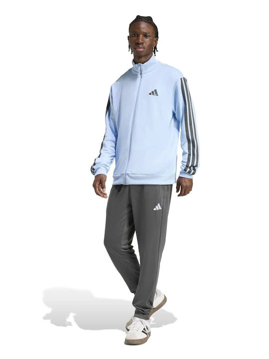 M 3s Pantaloni De Trening Lucioși Cu Elastic Albastru Deschis