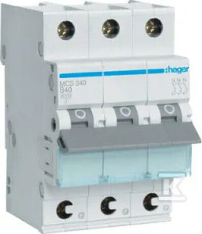 Comutator Mcb Power Icn=6000a 3 Poli C 40a Quickconnect Mcs340