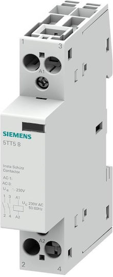Modular Contactor 32a 2z 400v Spule 230v Ac 1 Modul Sentron 5tt5860-0
