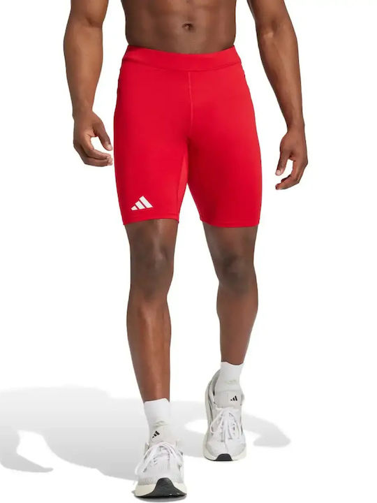 adidas Adizero Ανδρικό Αθλητικό Κολάν Κοντό Κόκκινο