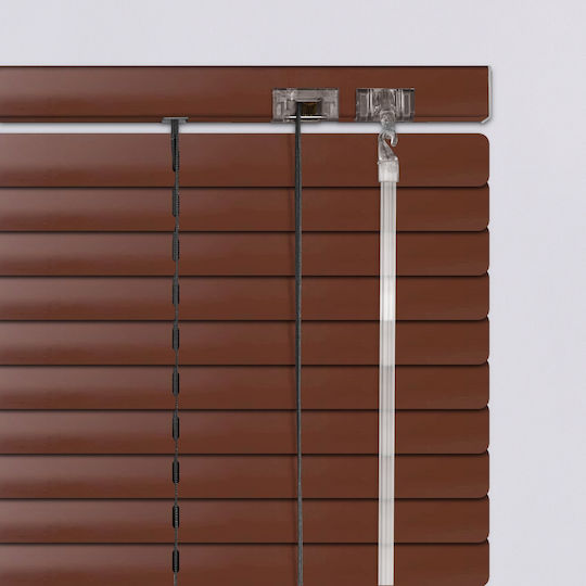 Elite Blinds 836438 Στόρι Σκίασης Αλουμινίου σε Καφέ Χρώμα Π100xΥ100εκ.