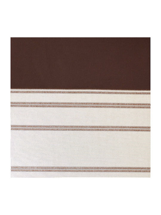 Elite Blinds 627349-04 Stoff-Jalousie in Weißes Farbe P100xH200cm