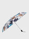 Karl Lagerfeld Umbrelă De Pluie Compactă Automată Multicoloră
