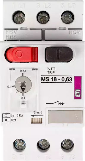 Motor Switch 3p 0.12kw 0.4-0.63a Ms18 004600343