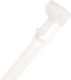Cable Tie Opened Repeatedly 350x7,5mm White Bmwb5254e 100pcs