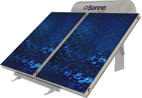 Sonne Phaethon Ηλιακός Θερμοσίφωνας 300lt Glass Διπλής Ενέργειας 4τ.μ. Χαμηλού Ύψους Επιλεκτικός