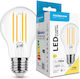 Modee Lighting Λάμπα LED 11.2W 115mm για Ντουί E27 και Σχήμα A60 Θερμό Λευκό 1521lm