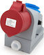 Steckdose Stahl Station Wagon 32a/4p + Gs 230v + Sicherungsschutz Els Elektrotechnik N101/4