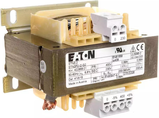 Eaton 1-Phasen Transformator 200va 400/230v Stn0 2 400/230 204977
