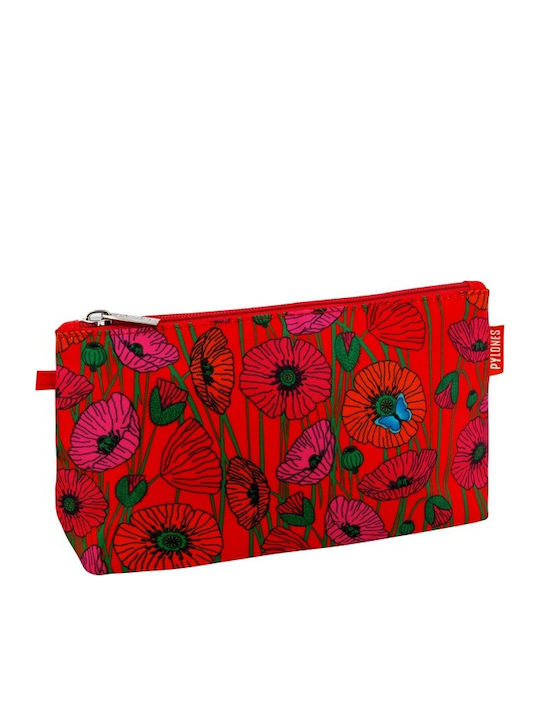 Toiletry Bag Cosmetics Flowers Poppies Cosmetic Bag Zip Glam Coquelicots Pylones 40505 Coq