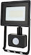 Bemko Waterproof LED Flood Light 20W Natural White 4000K with Motion Sensor IP65