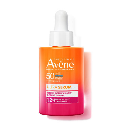 Eau Thermale Avène Ultra Serum 1.2% Hyaluronic Acid + Niacinamide Sunscreen Face Serum SPF50+ 30ml
