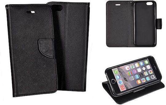 Realme 7 Pro Case NetOne Fancy Diary Book Style Wallet Black
