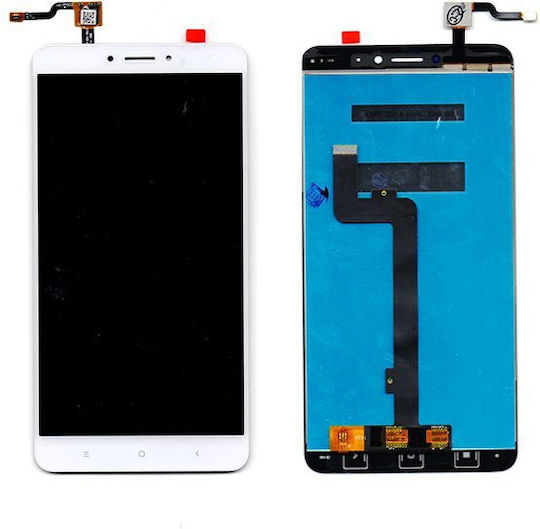 Ersatzbildschirm für Mobiltelefone mit Touch-Mechanismus für Xiaomi Mi Max 2 Weiß