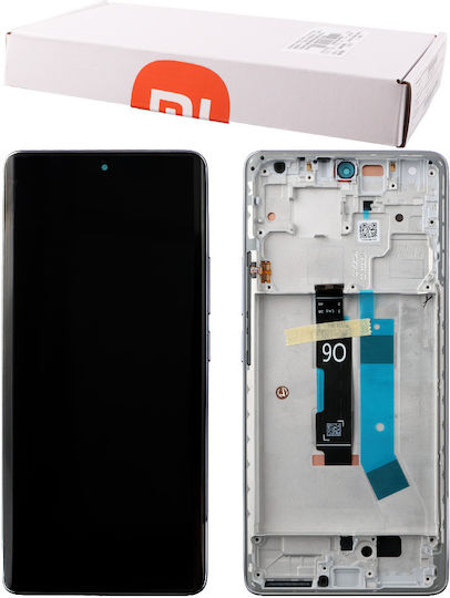 Xiaomi Screen with Touch Mechanism and Frame for Xiaomi Redmi Note 14 Pro 4G (Purple)