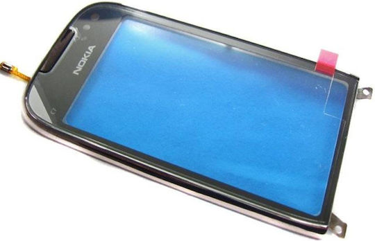 Nokia Ersatzbildschirm mit Touch-Mechanismus für Nokia C7 Schwarz
