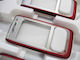 Nokia E65 Front Cover Red Original