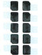 Apple Iphone 11 Pro Anti-dust Mesh Frame Battery Door Microphone 10pcs Black Original
