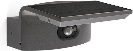 Faro Barcelona Luma Стенна Соларна Лампа Топло Бяло 3000K с Датчик за Движение 19.5x17.3x9.3см