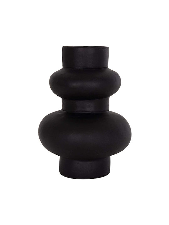 Freebox Decorative Vase Ceramic Black
