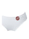 Baumwoll Damen-Zeichenfolge Weiß 0787-Weiß-M