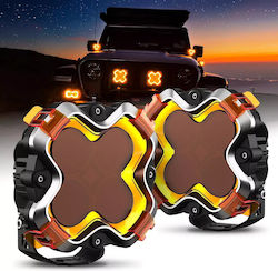 NovSight LED Universal Mitsubishi Pick-up Nissan PickUp 120W 4cm With White Lighting 1 Piece