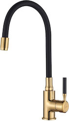 Invena Glamour Bz02l17v Küchenarmaturen Gold