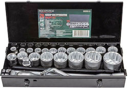 Rockforce RF-68263-9 Καστάνια με Καρυδάκια 3\4" 26τμχ