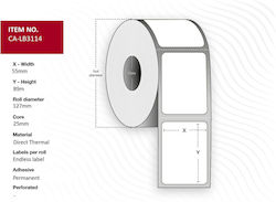 Capture Role Autoadezive În Role Pentru Imprimantă De Etichete 55x89mm 12 Bucăți Capture Role Autoadezive În Role Pentru Imprimantă De Etichete 55x89mm 12 Bucăți