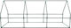 Neo Tools 15-912 Greenhouse House Type with Metallic Frame 2.4x0.9x0.9m