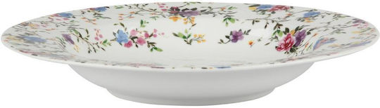 Oriana Ferelli Soup Plate Porcelain White 23cm 6 Pieces