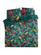 Atmosphera Selva Bed Sheet Set with 2 Pillowcases Super-Double 240x220cm Multicolour (3 Pieces)